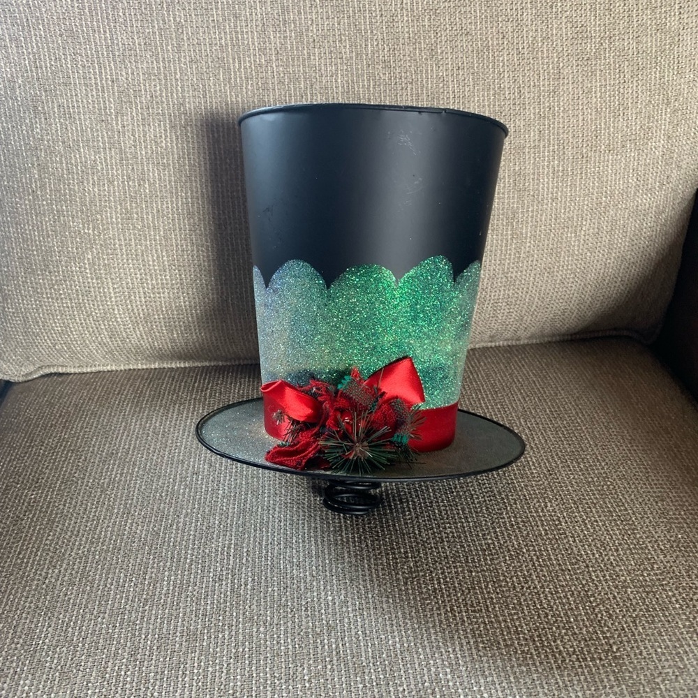 Christmas‎ Tree Topper Snowman Top Hat